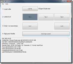 ABX Testing and Distortion