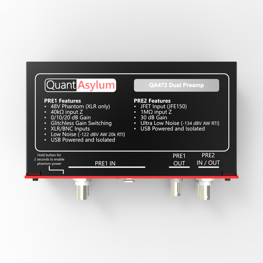QA472 Low Noise Mic Preamp