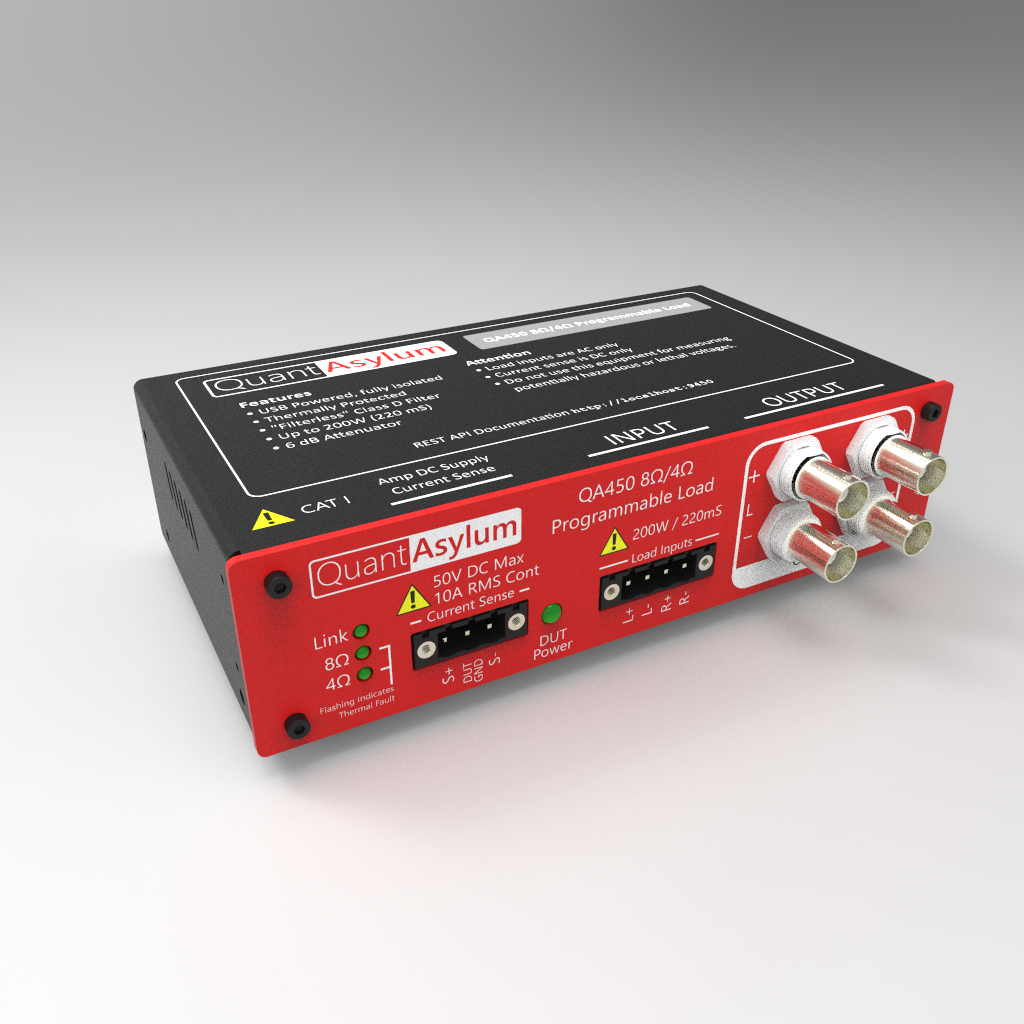QA450 Programmable 8/4 Ohm Load [Retired] – QuantAsylum