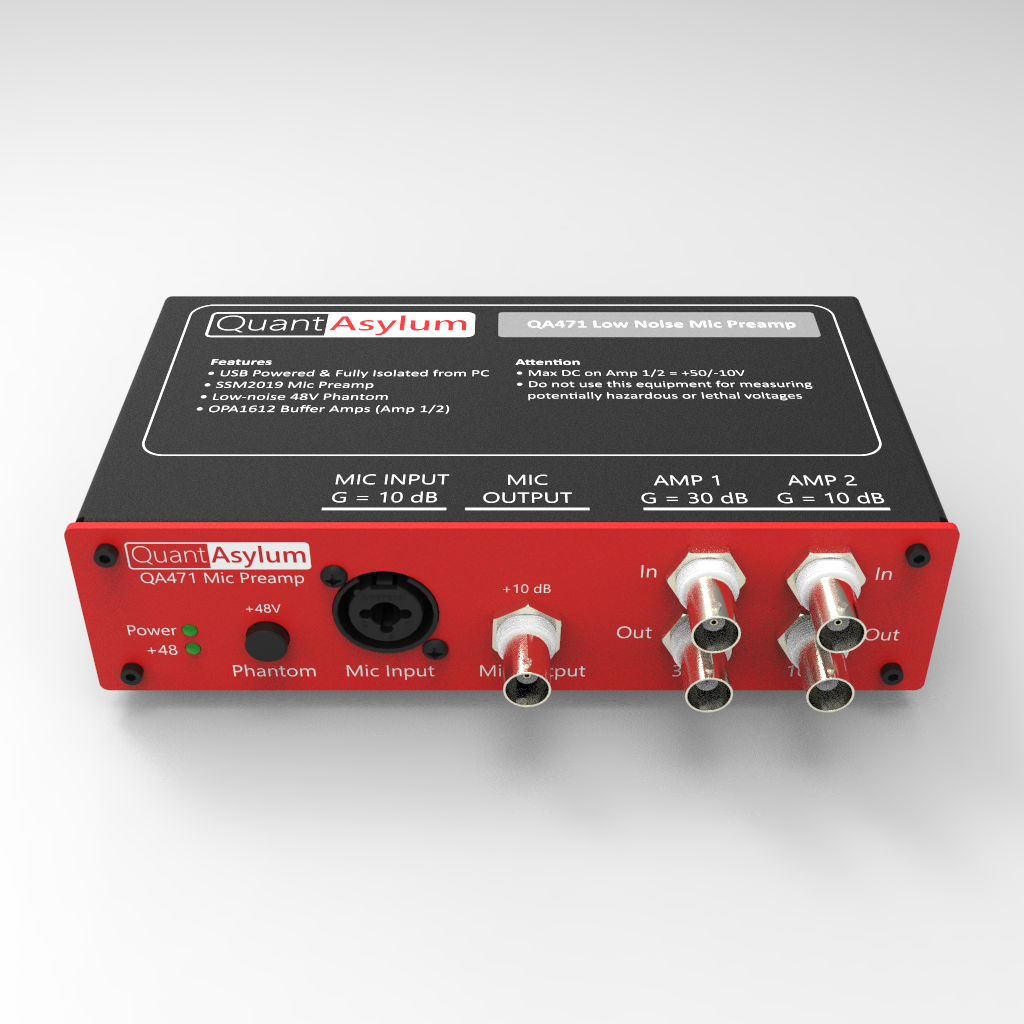 QA471 Low Noise Mic Pre-amp