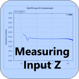 Measuring Input Impedance